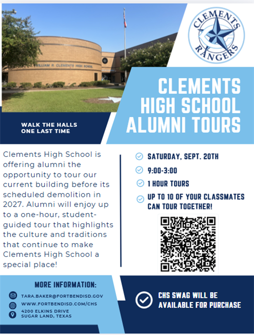 CHS Alumni Tours Information